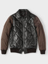 Made In Italy Quilted Padded Leather Jacket F GLJP54 - PANICALE - BALAAN 1