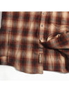 Flannel back logo check long sleeve shirt brown - WOOYOUNGMI - BALAAN 6