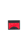 Men's Kios Logo Card Wallet Red Black - CHRISTIAN LOUBOUTIN - BALAAN 2