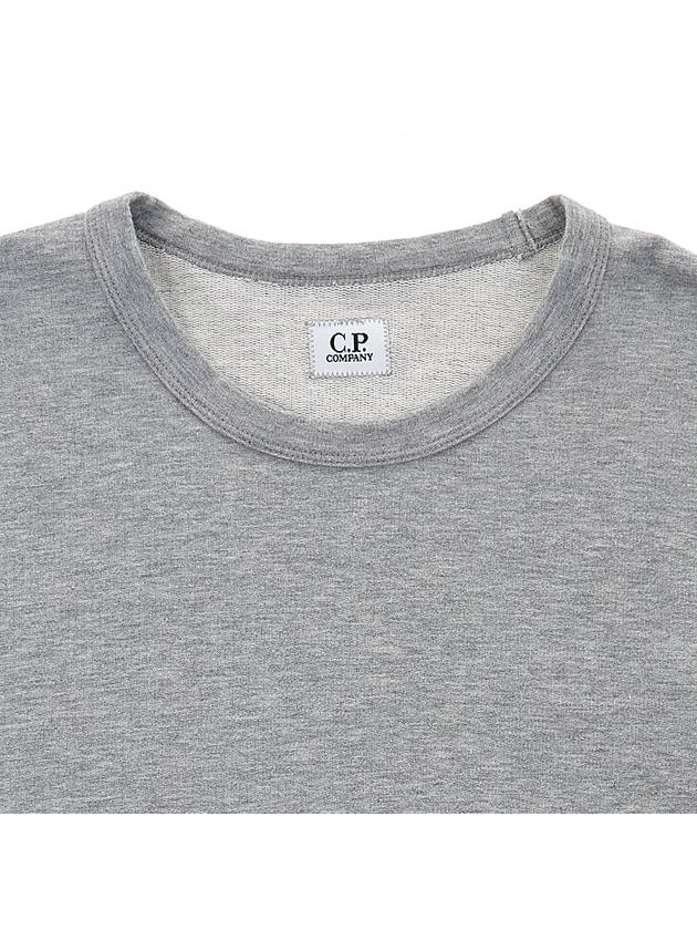 Lens Wappen Cotton Sweatshirt Grey - CP COMPANY - BALAAN 4