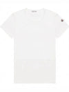 Logo Patch Jersey Cotton Short Sleeve T-Shirt Off White - MONCLER - BALAAN 2