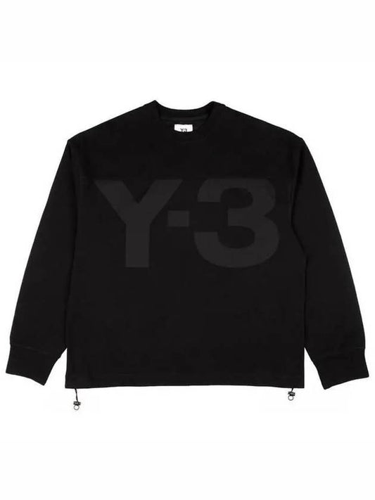 21SS Y3 Big Logo Sweatshirt - YOHJI YAMAMOTO - BALAAN 1