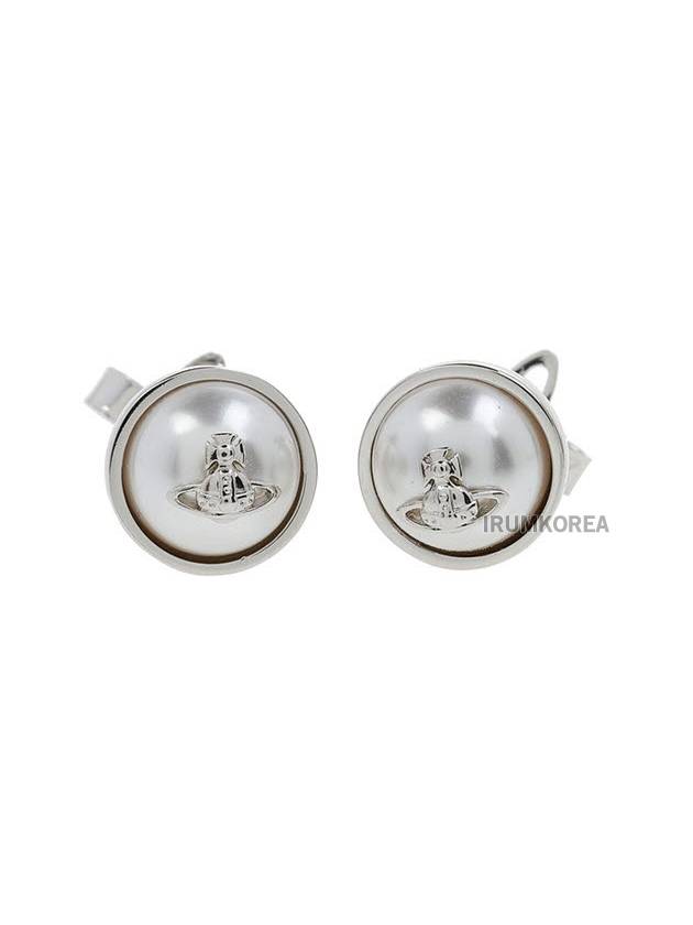 Olga Pearl Small Earrings Silver - VIVIENNE WESTWOOD - BALAAN 7