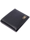 Gancini Half Wallet Black - SALVATORE FERRAGAMO - BALAAN 6