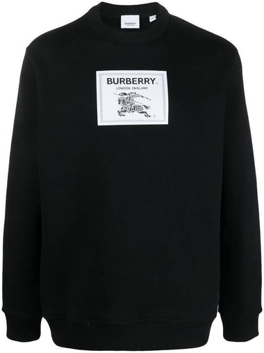 Prorsum Label Sweatshirt Black - BURBERRY - BALAAN 1