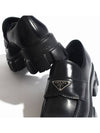 Monolith Brushed Leather Loafers Black - PRADA - BALAAN 5