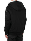 Classic Bunny Zip Up Hoodie White Lining Black - MOOSE KNUCKLES - BALAAN 6