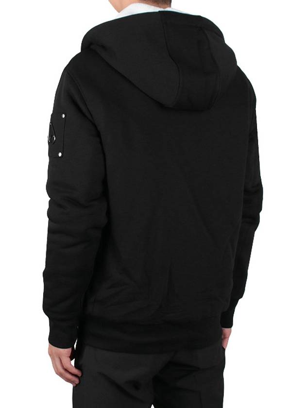 Classic Bunny Zip Up Hoodie White Lining Black - MOOSE KNUCKLES - BALAAN 6