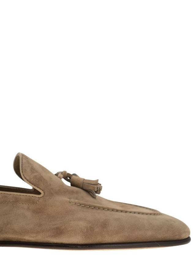 Suede moccasins with tassels - BRUNELLO CUCINELLI - BALAAN 6