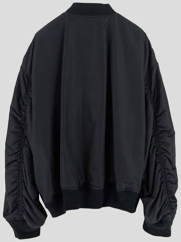 Boxing Varsity Bomber Jacket Black - BALENCIAGA - BALAAN 3