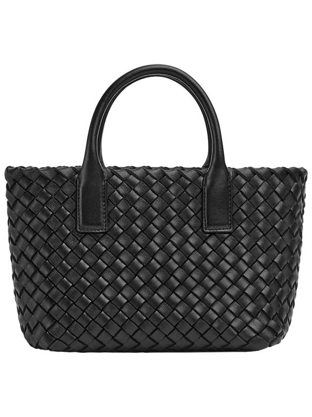 Kabat Mini Tote Bag Black - BOTTEGA VENETA - BALAAN 2