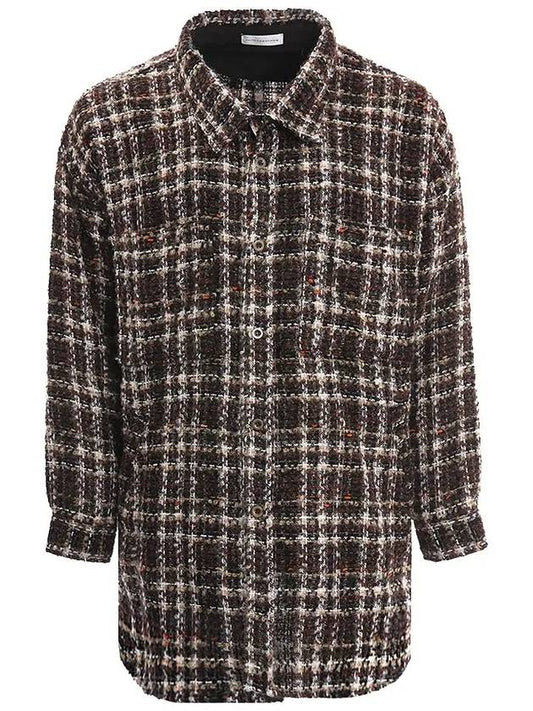 21FW EMW21247 174 Classic Tweed Check Shirt - FAITH CONNEXION - BALAAN 1