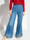 Level Flare Wide Jeans Dark Blue - GUCCI - BALAAN 4