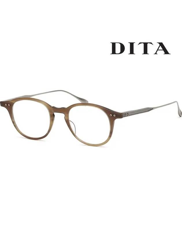 Glasses frame ASH ASH DRX 2073 B AMB GLD 47 horn rim titanium - DITA - BALAAN 1