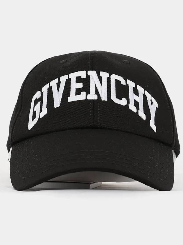 Embroidered Logo Baseball Ball Cap Black - GIVENCHY - BALAAN 4