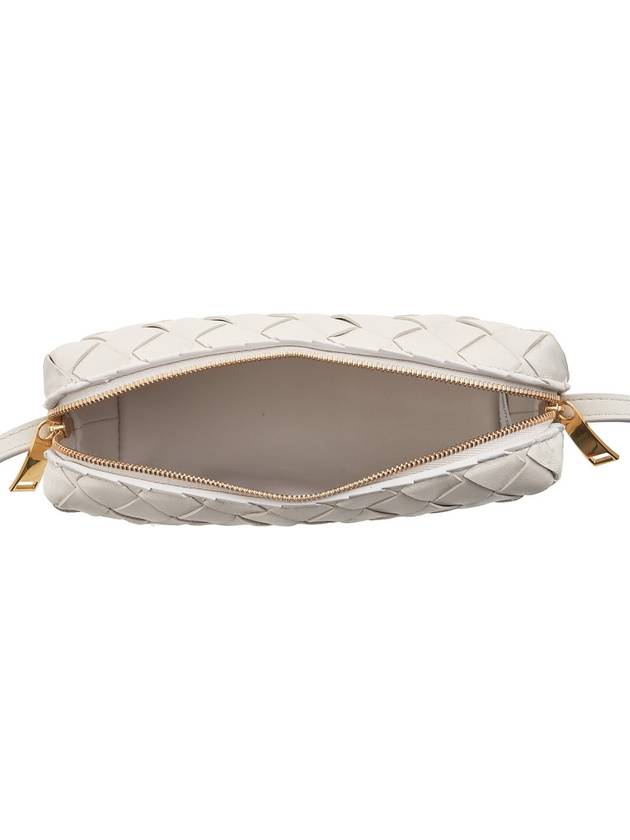 Intrecciato Leather Cross Bag White - BOTTEGA VENETA - BALAAN 11