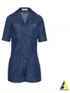 Chambray denim jumpsuit - VALENTINO - BALAAN 2