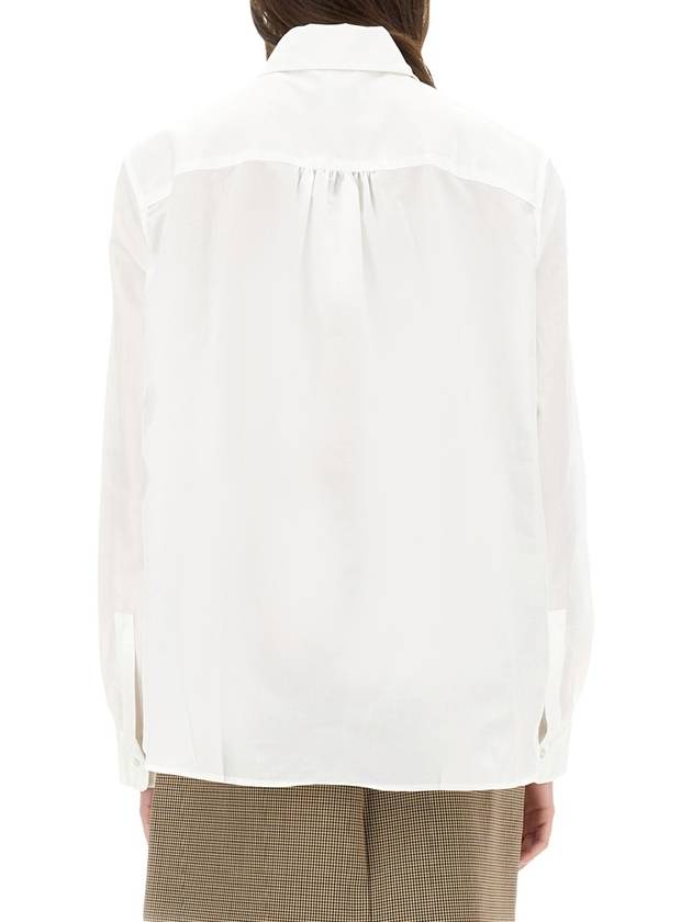 Baby Fox Patch Classic Shirt White - MAISON KITSUNE - BALAAN 4