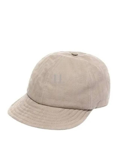 Semi Motif Denim Ball Cap Beige - FENDI - BALAAN 2