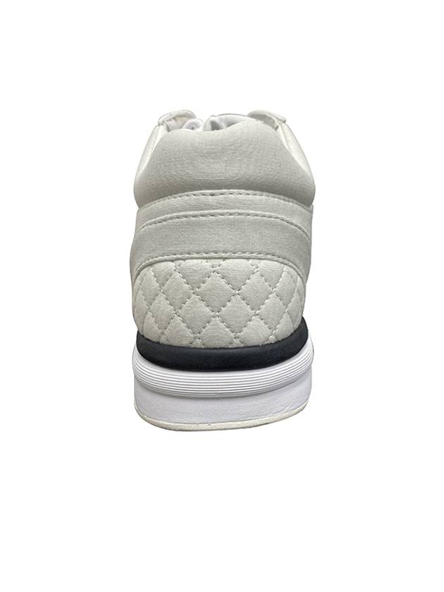 CC logo fabric suede low-top sneakers light Grey - CHANEL - BALAAN 6