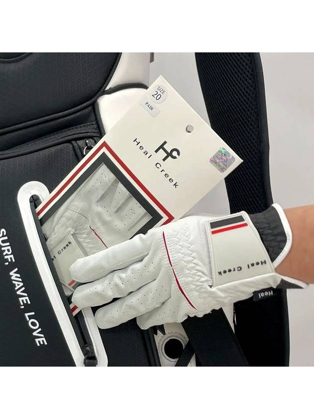 Golf Gloves Light Contact Gloves Synthetic Leather Both Hands - HEAL CREEK - BALAAN 2