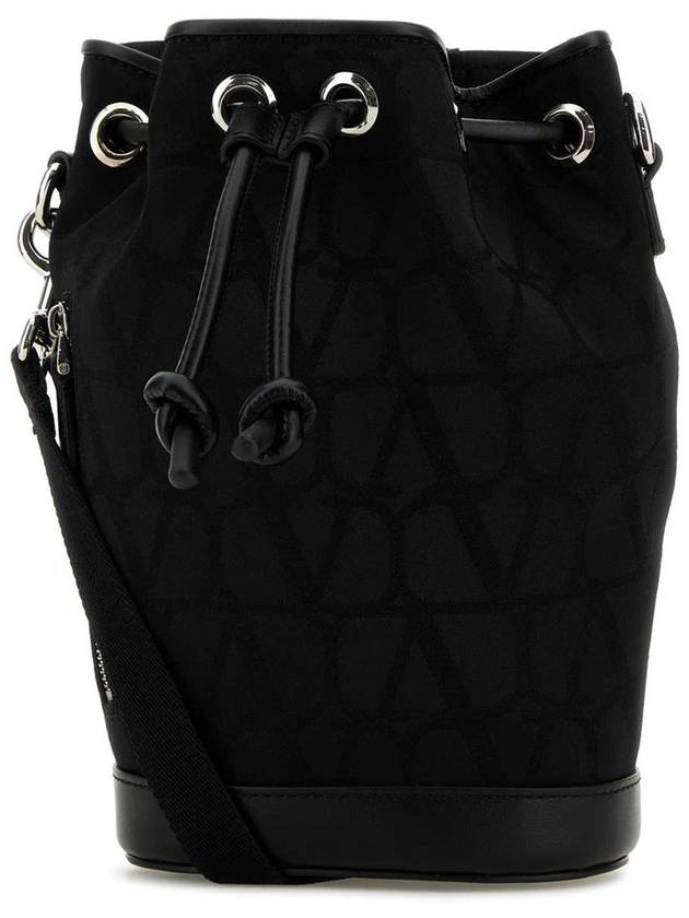 Nylon Bucket Bag Black - VALENTINO - BALAAN 3