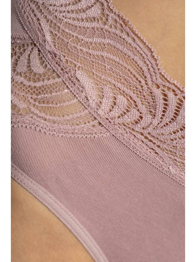 Hanro Panties With Lace Trim, Women's, Pink - HANRO - BALAAN 4