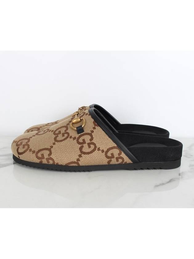 Maxi GG slip on sandals 8 270 - GUCCI - BALAAN 5