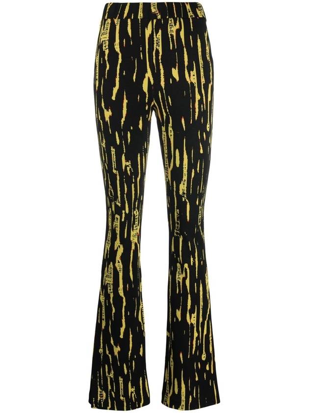 high waist flare jacquard trousers BWHG008F22KNI0016500 B0710233391 - AMBUSH - BALAAN 2