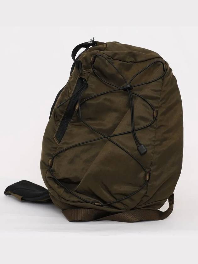 Nylon B Sling Bag Khaki - CP COMPANY - BALAAN 4