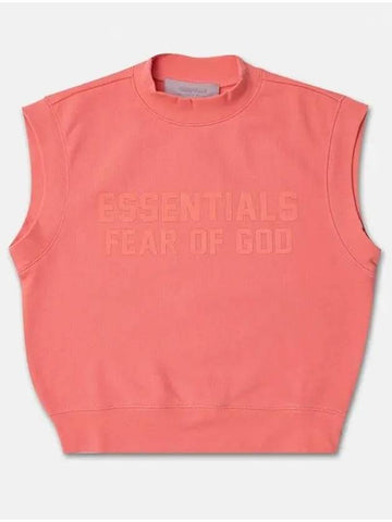 Essential Kids Coral Logo Vest 785SU222072K - FEAR OF GOD - BALAAN 1