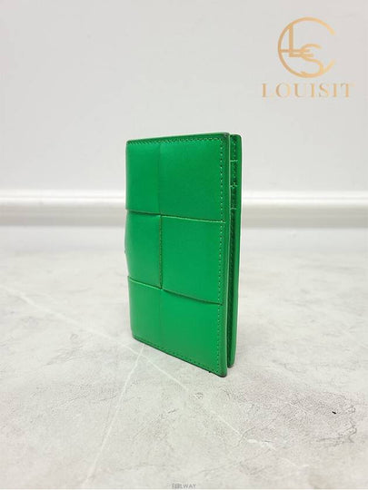 Used luxury goods Lewis It Green Paraket Cassette Flap Card Case Wallet - BOTTEGA VENETA - BALAAN 2