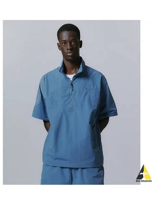 Essential Short Sleeve Anorak Blue - REEBOK - BALAAN 1