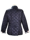 New Frankby Diamond Quilted Jacket Black - BURBERRY - BALAAN 4