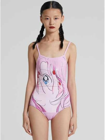 Speak Love Waiki One Piece Swimsuit Pink - RAWMANTICS - BALAAN 2