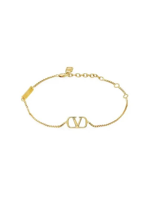 Valentino 5Y2J0N40 MET CS4 J0N40 Garavani V logo bracelet - RED VALENTINO - BALAAN 1