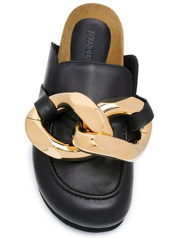 Women's Bold Chain Bloafer Black - JW ANDERSON - BALAAN 5