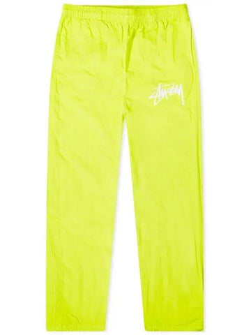 Beach Fluorescent Drawstring Track Pants Yellow - NIKE - BALAAN 1