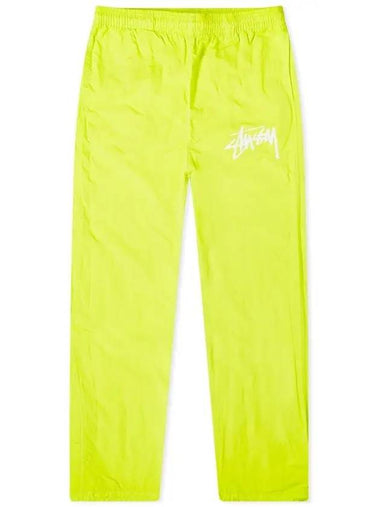 Beach Fluorescent Drawstring Track Pants Yellow - NIKE - BALAAN 1