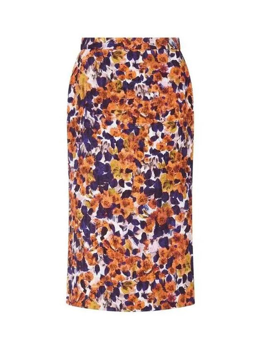 Women s Check Tissue Floral Skirt Multi - DRIES VAN NOTEN - BALAAN 1