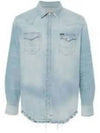 Denim Long Sleeve Shirt Light Blue - POLO RALPH LAUREN - BALAAN 2