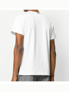 Men's Side Slit Relaxed Short Sleeve T-Shirt White - THOM BROWNE - BALAAN 6