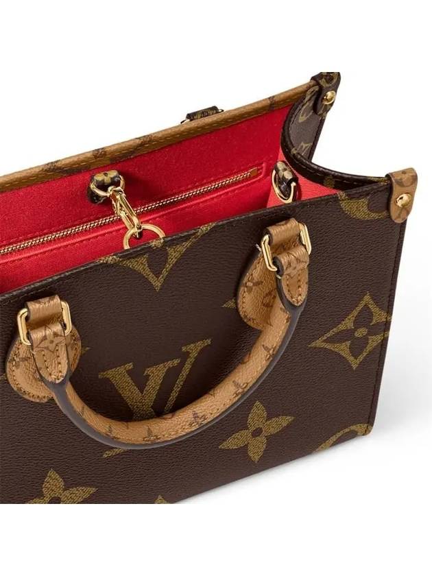 Women's OnTheGo PM Monogram Tote Bag Brown - LOUIS VUITTON - BALAAN 9