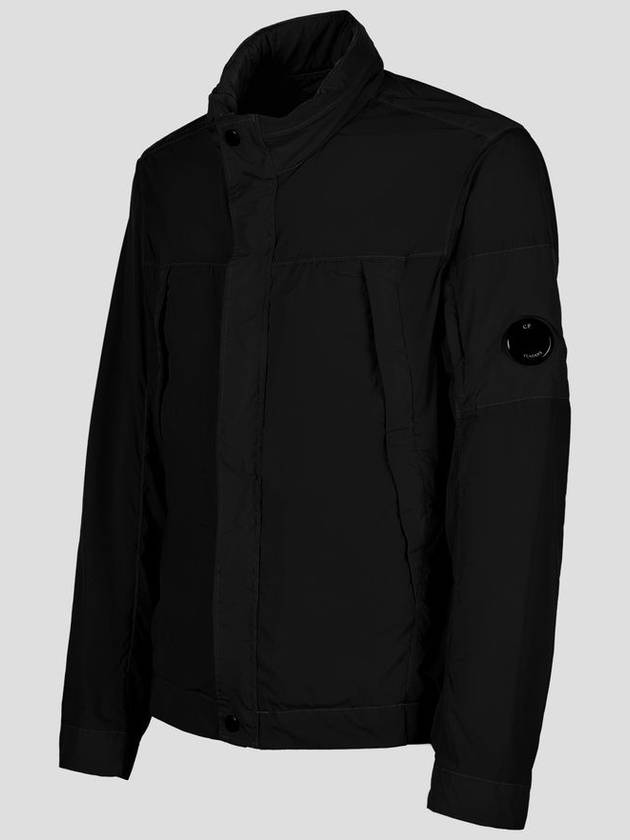 Nycra R Zip Up Jacket Black - CP COMPANY - BALAAN 4