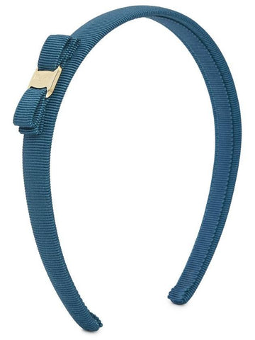 Salvatore Vara Bow Hair Accessories Mediterraneo Blue - SALVATORE FERRAGAMO - BALAAN.