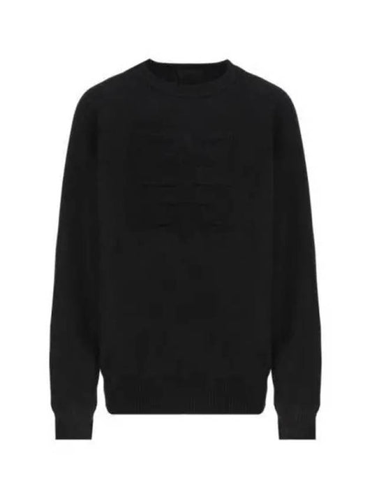 4G logo cashmere knit black BW908N4ZEQ001 1012296 - GIVENCHY - BALAAN 1