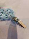 Triangle Nappa Key Holder Pale Blue - BOTTEGA VENETA - BALAAN 7