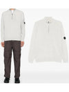 CP Company Men s Wool Half Zip up Knit 17CMKN144A M13 - CP COMPANY - BALAAN 1