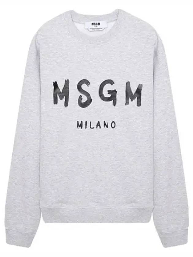 Brushed Logo Sweatshirt Men - MSGM - BALAAN 1