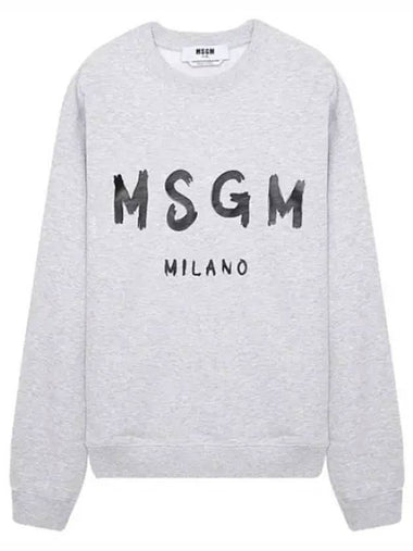 brushed logo sweatshirt - MSGM - BALAAN 1